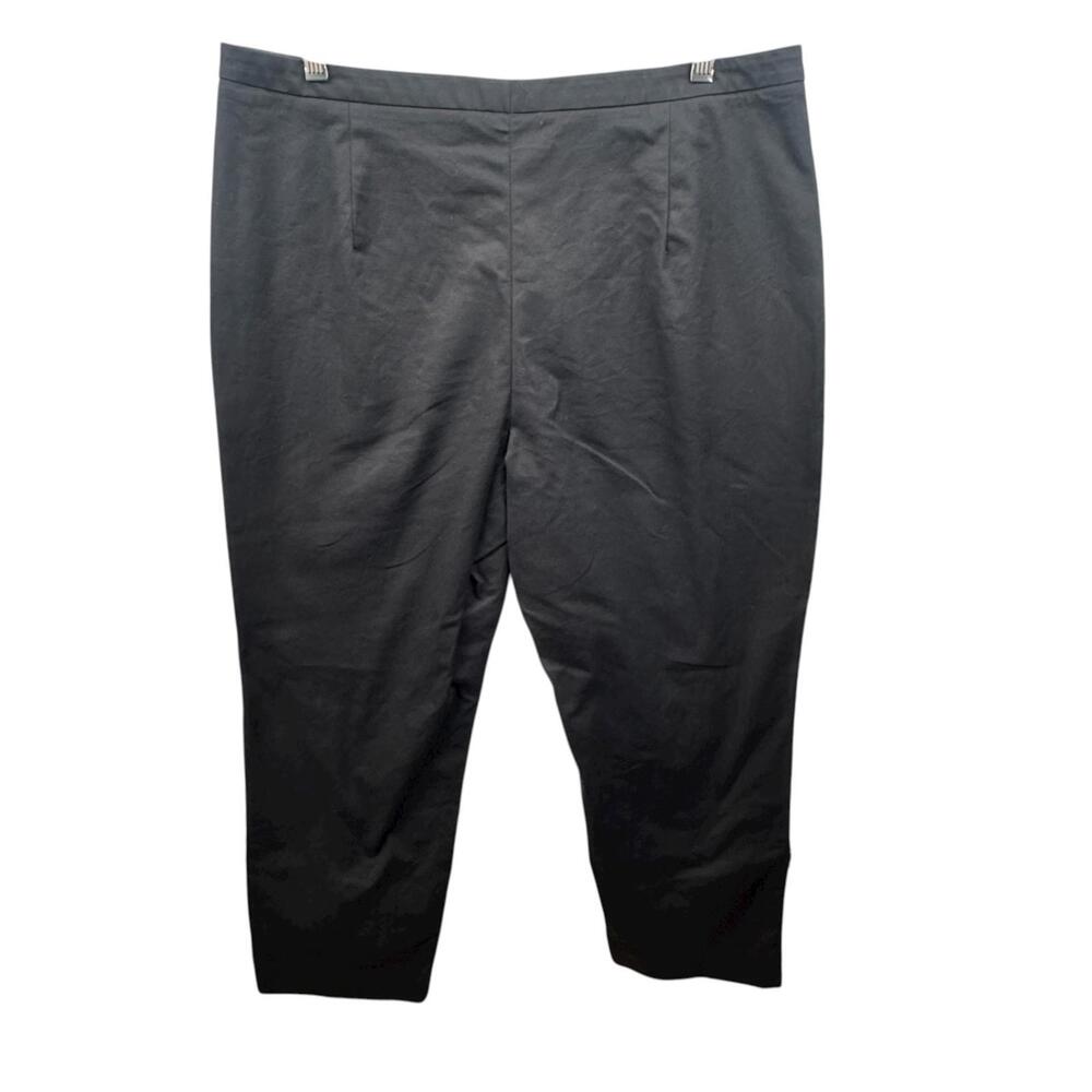 Women's‎ Faconnable Black Straight Leg Pants Size 14 - Picture 7 of 9